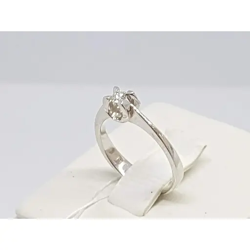 Золотое кольцо Гелиос с бриллиантом. Артикул 101302 15,5 - фото 2