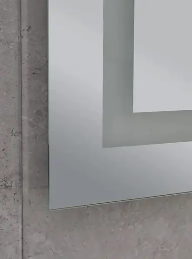 Зеркало Mixxus HARD MR06-50x80-CASE с LED Touch, Anti-fog, димером, рег. яркости, часами (MI6657) - фото 8