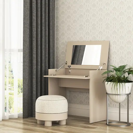 Трюмо с зеркалом в спальню MebelStar Нео 80x43x75,2 см Кашемир (MBS-1014) - фото 1