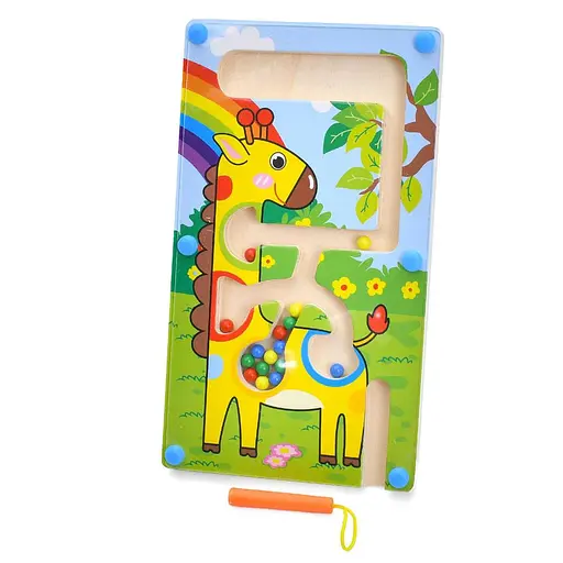 Деревянный лабиринт магнитный, 22.5x12.5x1.5 см, MD0724 (в ассортименте)