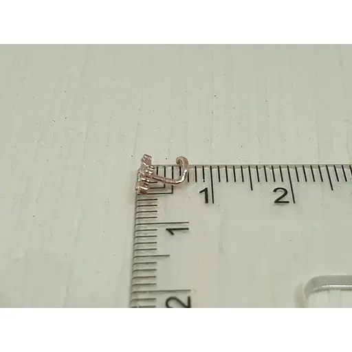 Золота сережка-пірсинг Favoritum в ніс. 311138 - фото 3