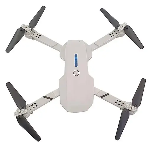 Дитячий квадрокоптер MHZ E88 дрон для дітей з камерою HD FPV до 20 хв польоту з кейсом акумулятор Білий - фото 3