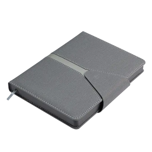 Щоденник недатований Buromax Navigator A5 штучна шкіра 336 сторінок сірий (BM.20230-09) - фото 4