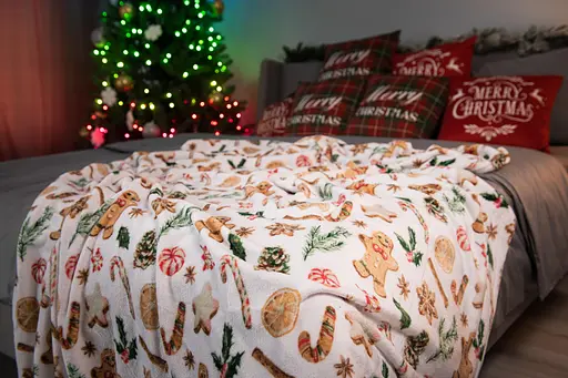 Плед Ardesto Flannel 160х200 см пряники имбирные (ART0118PB) - фото 7