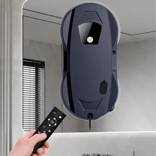 Робот для мытья окон DJET W124D с двусторонним автоматическим распылителем воды Black - фото 3