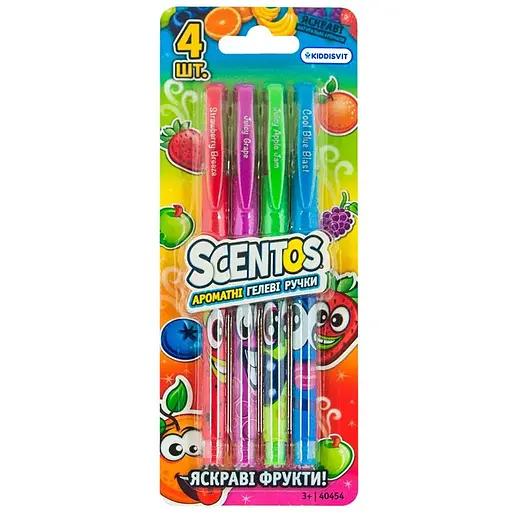 Набор ароматных гелевых ручек.