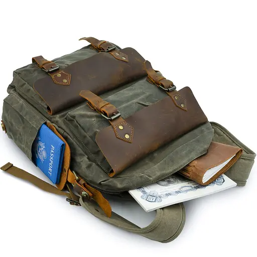 Рюкзак текстильный Vintage 42х32х14 см sum0012205 - фото 7