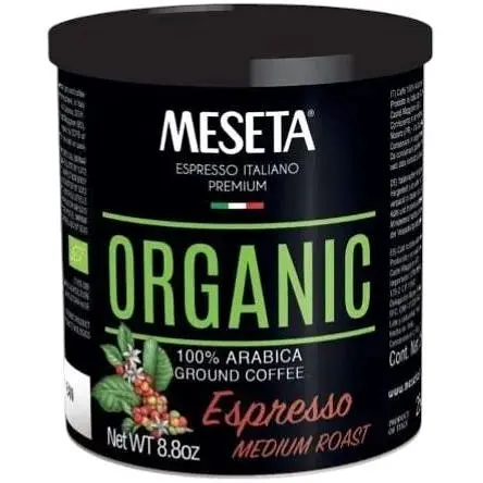 Мелена кава Meseta Organic Ground Coffee, Medium Roast 250 г - фото 1