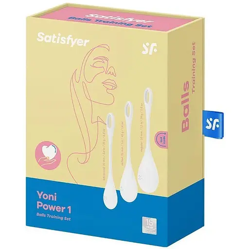 Набор йони бусин Satisfyer Yoni Power 1 Белый - фото 4