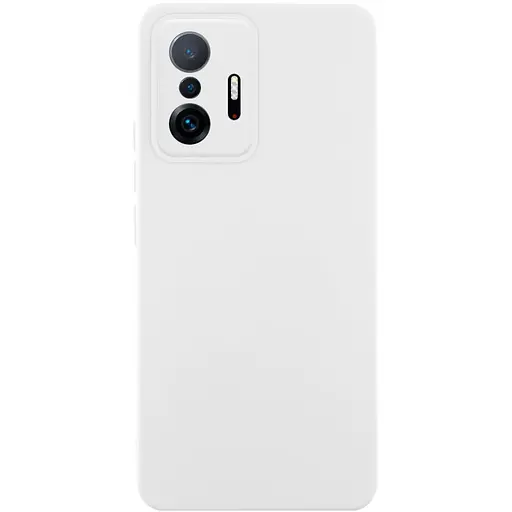 Чохол Silicone Cover Lakshmi Full Camera (AAA) для Xiaomi 11T / 11T Pro Білий / White