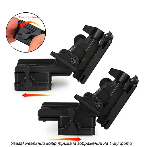 Универсальное NVG крепление c HORN и DOVETAIL интерфейсами для ПНБ PVS-7/14/15/18/21/31 Norotos CL24-0237, коричневый (101000) - фото 5