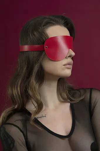 Маска на глаза Feral Feelings - Blindfold Mask, Червоний - фото 3