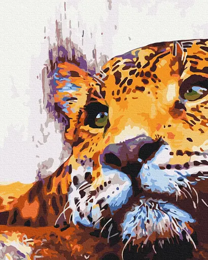 Картина за номерами на підрамнику Brushme Малюнок хижака