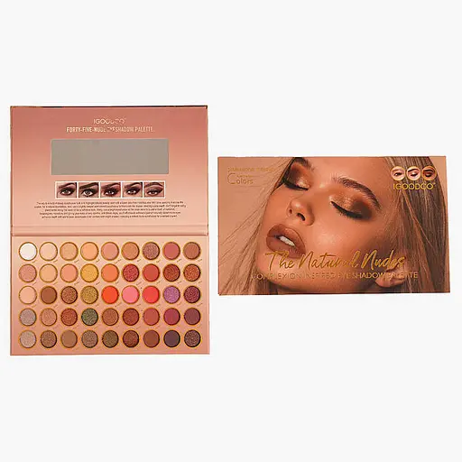 Набір дитячої декоративної косметики, тіні 45 кольорів, дзеркало IG3051