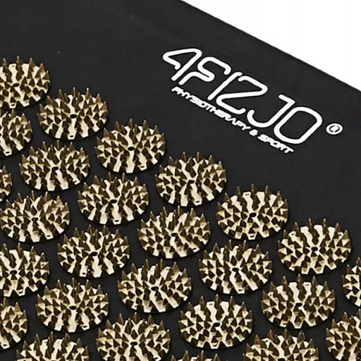 Коврик акупунктурный с валиком 4FIZJO Classic Mat Аппликатор Кузнецова Black/Gold (P-5907739314987) - фото 4