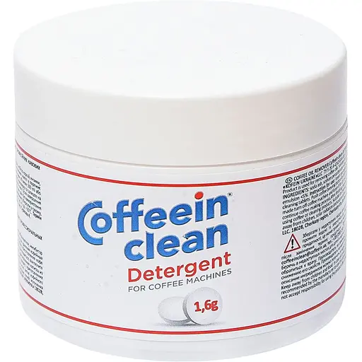 Таблетки для видалення кавових масел Coffeein clean Detergent 100х1.6г - фото 1