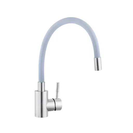 Смеситель для кухни с гибким изливом Kroner KRP Edelstahl Klassisch - ESG035GRA CV024354 Хром матовый - фото 3