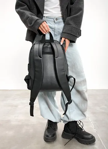 Жіночий рюкзак Sambag Talary чорний 35 х 25 х 12 см (35312001) - фото 4