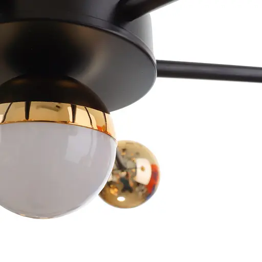 Люстра Brille молекула підвісна LED 256W WW+NW+CW BK+G (BL-747S/13) - фото 5