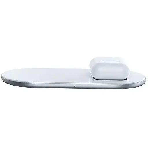 Заряджання QI бездротове 2 в 1 BASEUS Simple 2in1 Wireless Charger 18W - фото 1
