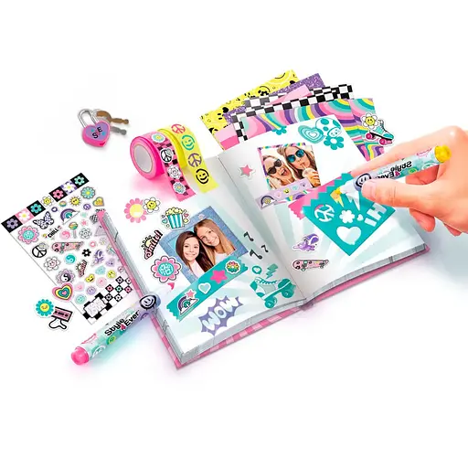 Набір для творчості DIY Style 4 Ever "Cкрапбукінг Щоденник для таємниць" CanalToys OFG298 - фото 7