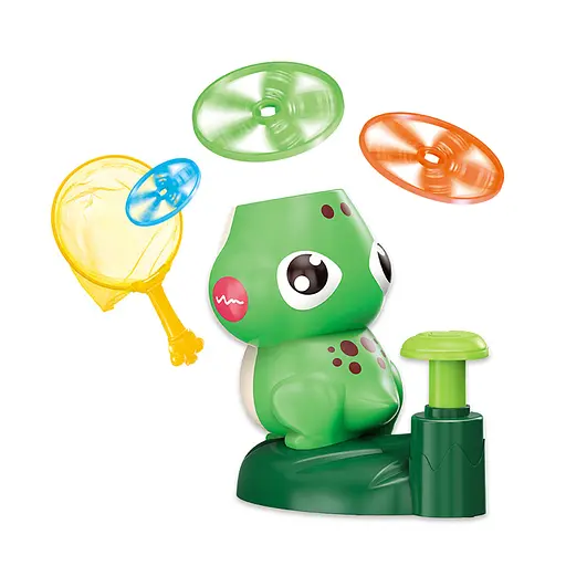 Установка с запускателем Жабенятко, механический, 8 дисков, 2 сачки, защитные очки, KB209 (В ассортименте)