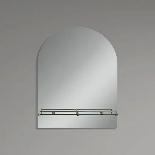 Дзеркало настінне Zerix Laguna MRZ03-500x700x110 прямокутне з дугоподібним верхом та полицею ZX5622 - фото 6