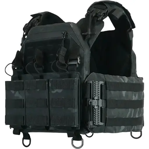 Плитоноска Kiborg GU gen.2 + 3 подсумка Black Multicam (1000-k77003)