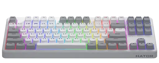 Клавіатура HATOR Rockfall 3 Mecha TKL Wireless Orange White (HTK851UA) - фото 4