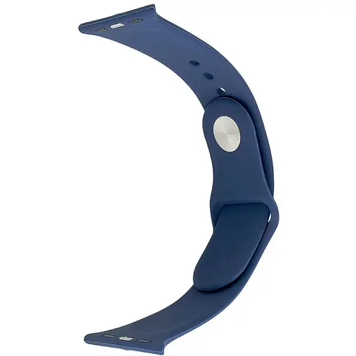 Ремешок Apple Watch Silicone 38/40/41 мм Navy Синий S - фото 1
