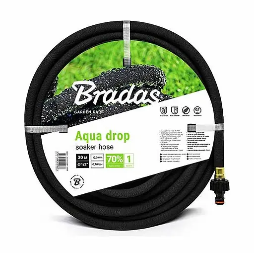 Сочащийся шланг Bradas AQUA-DROP 1/2" – 7,5 м WAD1/2075 - фото 1