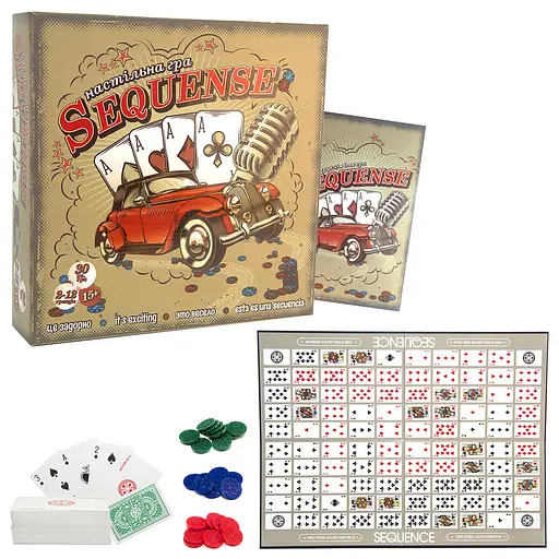 Настольная игра Стратег, Sequence (Сиквенс), 30361