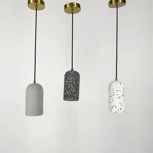 Підвіс Terrazzo Dome із сірим бетонним плафоном 18х10 см Line.F MJ 166/1 GR - фото 4