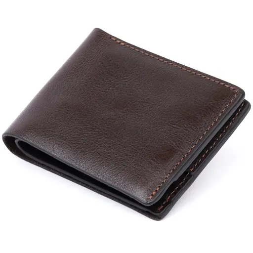 Кожаный портмоне Grande Pelle 11х8.9х1 см acs0014749 - фото 2