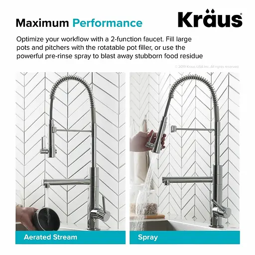 Змішувач для кухні Kraus Artec Pro золото/графіт KPF-1603SBBG Золотий - фото 12
