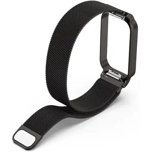 Ремінець DK CDK Metal Milanese Loop Magnetic для Xiaomi Mi Band 8 Active (016244) (black) - фото 3