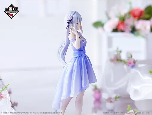 Коллекционная фигурка Bandai Spirits Жизнь с нуля в альтернативном мире Эмилия Re:ZERO Emilia 19 см BS RZ E - фото 3