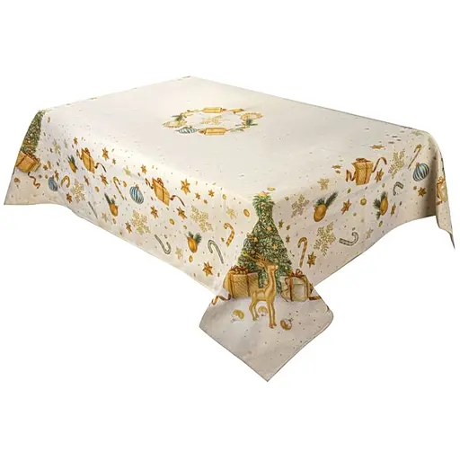 Скатерть Lefard Baloo Lurex Рождественская история 140x260 см (732-379) - фото 2