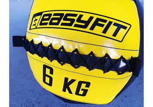 Медицинский мяч EasyFit Wall Ball медбол, волболл 6 кг (EF-WB-06) - фото 3