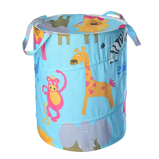 Кошик для іграшок M 5766-1 діаметр 42 см, висота 50 см Африка - фото 1