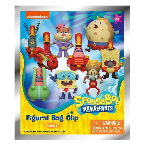 Игровая фигурка на клипсе Губка Боб Monogram 63345 серии "Nickelodeon" - фото 1