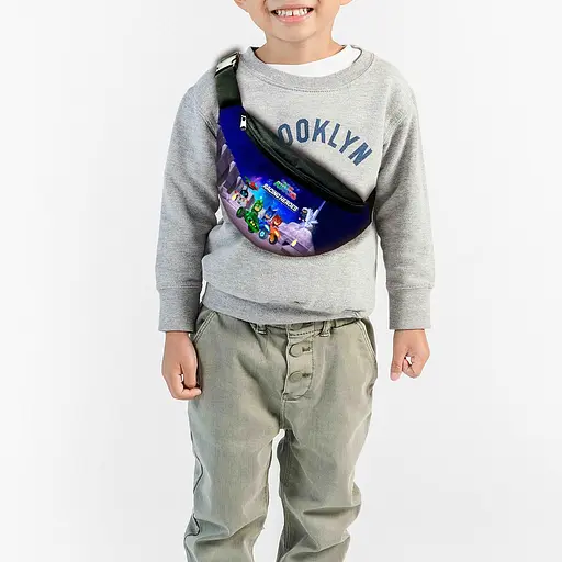 Набір дитячий Герої в Масках рюкзак 36х27см сумка-бананка, кружка з принтом для хлопчика (01636) - фото 3