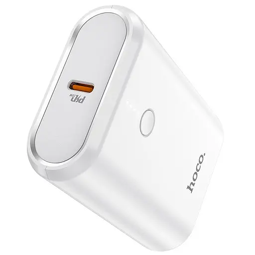Зовнішня батарея Hoco Q3 Mayflower power bank 10000mAh біла - фото 1