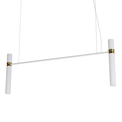 Люстра Tube chandelier, PikArt арт. 5299 Золотой/белый 150 см - фото 1