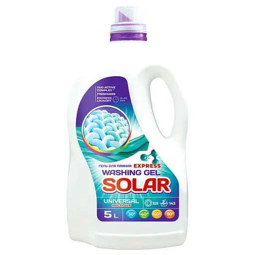 Гель для прання Universal Molecule Solar 5 л