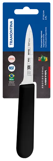 Ніж для овочів Tramontina Profissional Master black 76 мм kuh0016576 - фото 2
