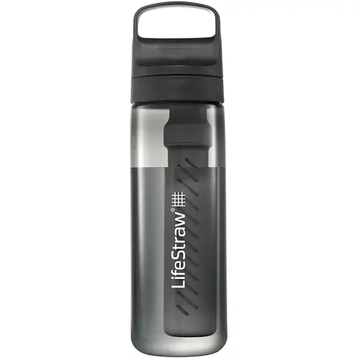 Бутылка-фильтр для воды LifeStraw Go Filter Bottle 22oz Nordic Noir (1033-LSW LGV422GYWW)