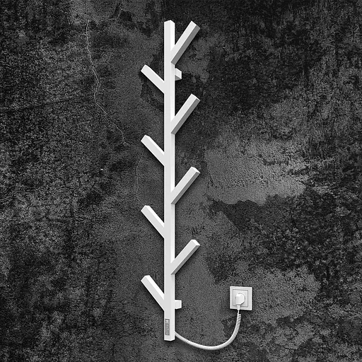 Електрична рушникосушарка Kosser Цедро 1200x255 ERL тайм. білий РЦ01ERLW, Білий матовий, нижнее - фото 2