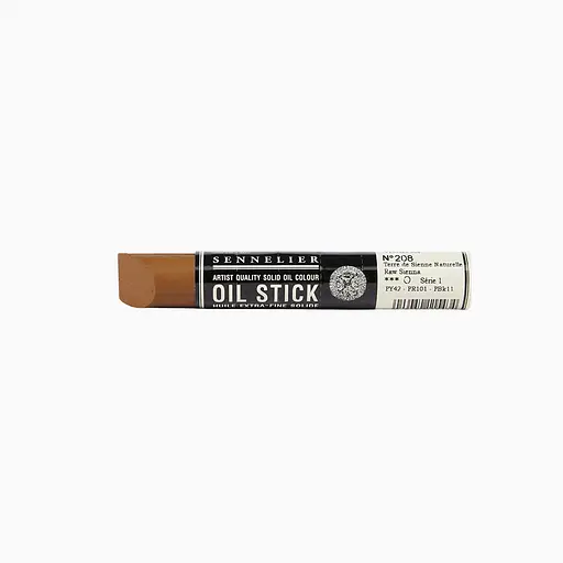 Фарба олійна у формі пастелі Sennelier Oil Stick, 38 мл, S1, Сієна натуральна (Raw sienna)