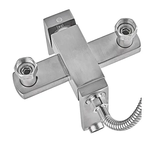 Змішувач для ванни Armata Kub-009 CH6493 Нержавіюча сталь - фото 3